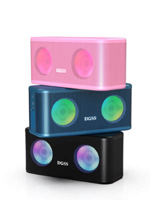 Doss Enceinte Bluetooth Portable Lumineuse Haute Parleur Sans Fil