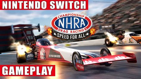 Nhra Championship Drag Racing Speed For All Nintendo Switch Gameplay