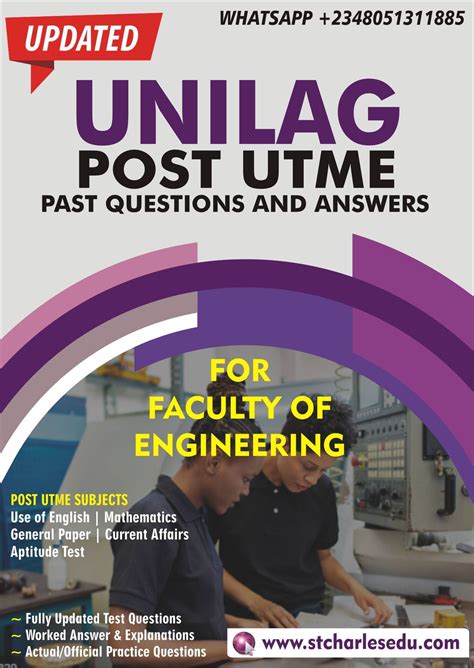 UNILAG Post UTME Past Questions for Petroleum Engineering