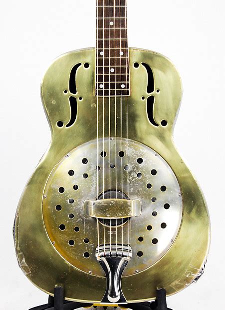 1939 National Collegian Vintage Resonator Acoustic Guitar Reverb