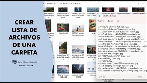 Crear Lista De Archivos De Una Carpeta YouTube