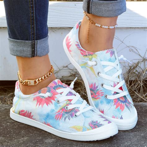 Badu.bg Дамски платнени маратонки на платформа Ежедневни удобни меки ...