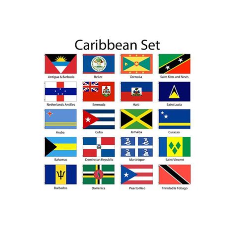 Amazon.com : (3x5ft) Set Of 20 Caribbean Flags : Patio, Lawn & Garden