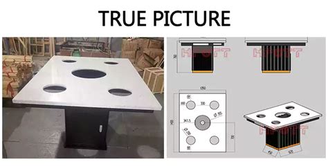 China Design Shabu Shabu Hot Pot Table For Sale HPOTT