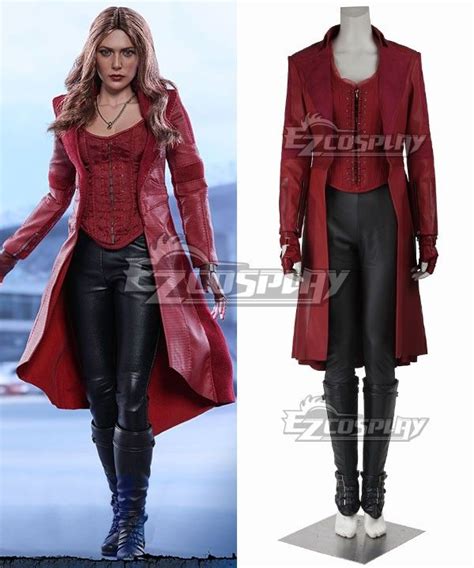 Marvel Captain America Civil War Scarlet Witch Wanda Maximoff Cosplay