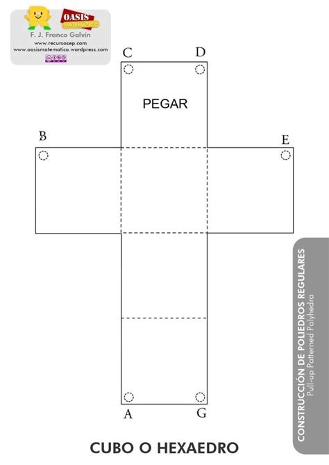 Construcción de poliedros tirando de un hilo pull up patterned Math