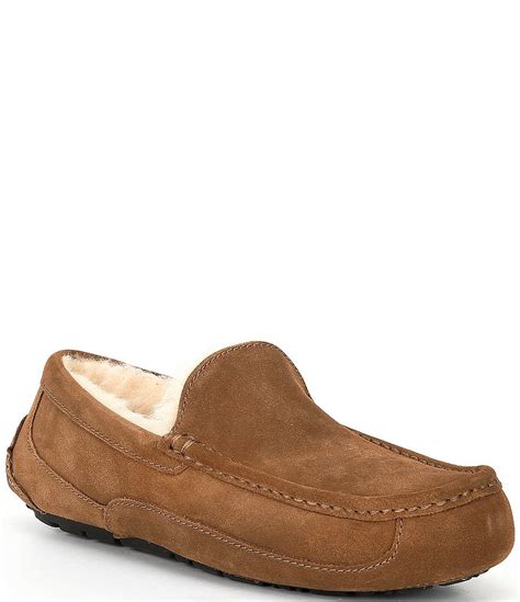 Ugg Mens Ascot Suede Moc Toe Slippers Dillards