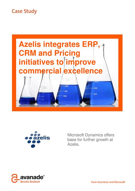 Azelis integrates ERP, CRM and Pricing initiatives to improv