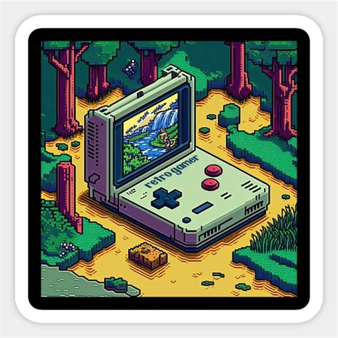 Retro Gaming Adventure Pixel Art - Retro Gamer - Sticker | TeePublic