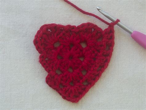 Granny Square Heart Tutorial Kate Elizabeth Crochet Valentine Patterns Valentines Crochet