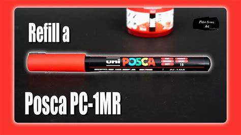 How To Open And Refill A Posca PC 1MR Marker YouTube