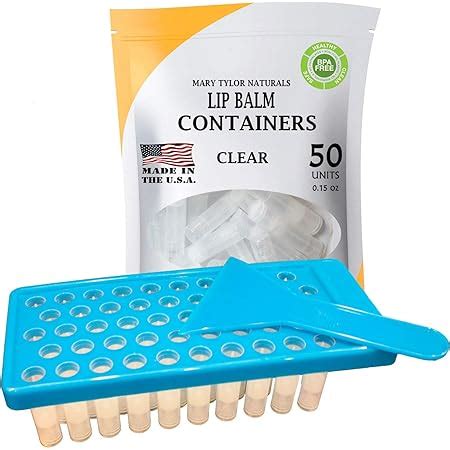 Amazon Pcs Ml Transparent Clear Empty Lip Balm Tubes