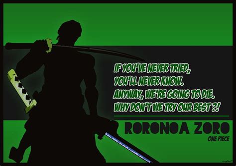 Roronoa zoro i will never lose again | Zoro quotes wallpaper, Zoro ...