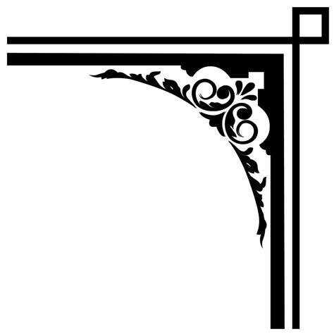 corner frames dividers royalty  stock illustration