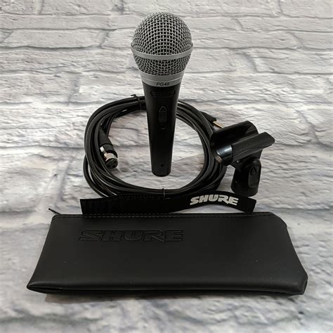 Shure PG48 1/4 Dynamic Microphone - Evolution Music
