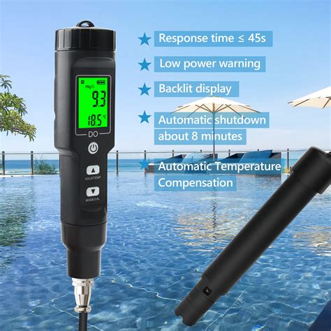 Dissolved Oxygen Meter Portable Oxygen Meter Range Mg L Dissolved