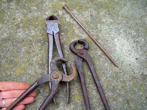 Old Iron Tools Stock Photo Image Of Door Antique Chains 142156942