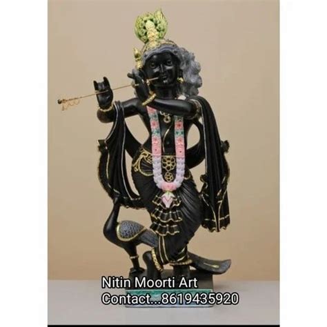 black marble krishna statue temple  rs piece  alwar id