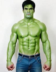 Men Hulk Costume Face Swap Insert Your Face ID 983740