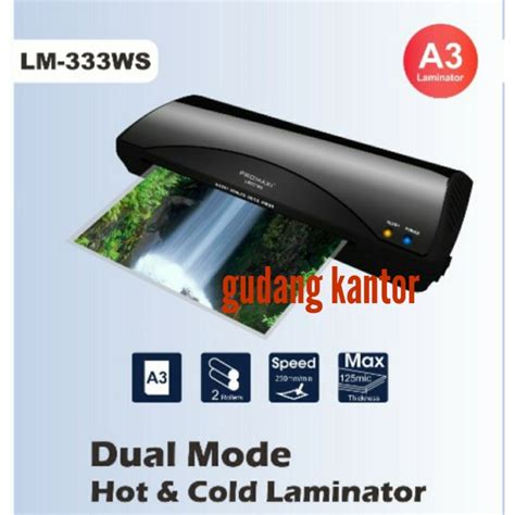 Jual PROMAXI LM WS SIZE A MESIN LAMINATING LAMINATOR HOT COLD WS Shopee Indonesia