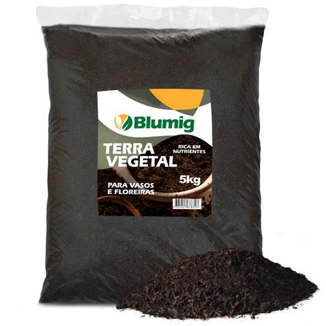 5Kg Terra Para Vaso Vegetal Orgânica Shopee Brasil