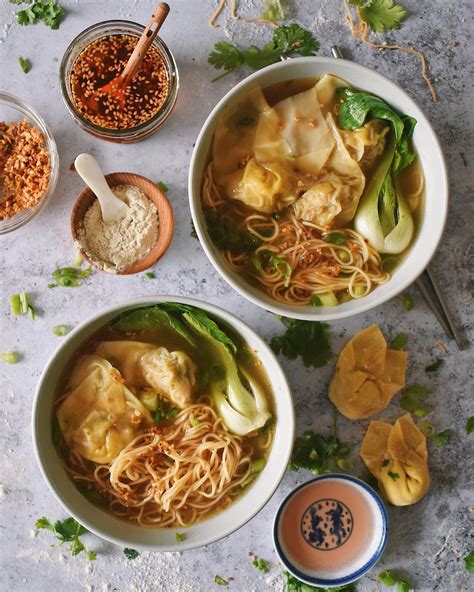 Cantonese Noodle Soup with Wontons Recipe | The Feedfeed