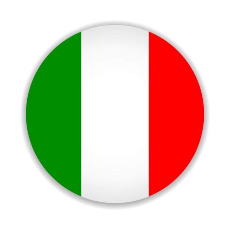 Round Flag Of Italy Vector Illustration 15569664 Vector Art At Vecteezy