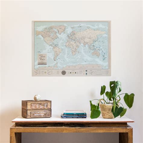 > Acheter des Affiches et Posters Mappemonde | La meilleure boutique d ...