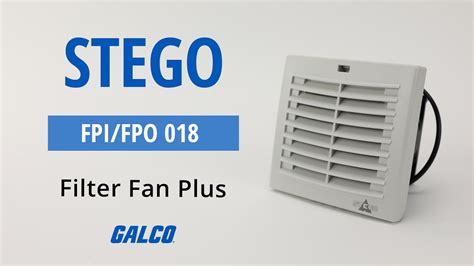 STEGO FPI FPO 018 Filter Fan Plus Series YouTube