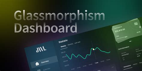 Jaxa Dashboard Glassmorphism Figma