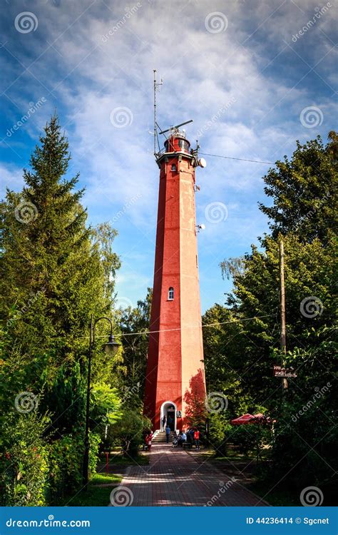 Lighthouse editorial stock image. Image of baltic, warm - 44236414