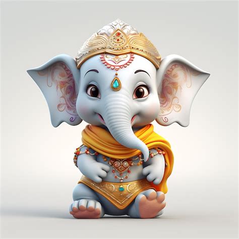 Ador Vel D Ganesha Uma Ilustra O Fofa Deus Ganesha Ilustra O D Lord