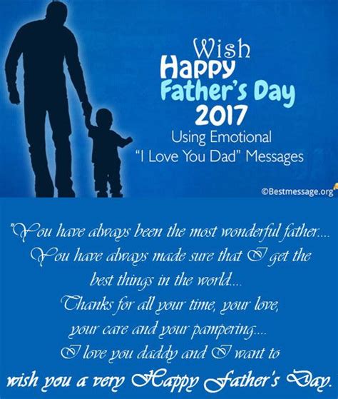 Fathers Day Emotional Messages Status Greeting Wishes Fathers Day