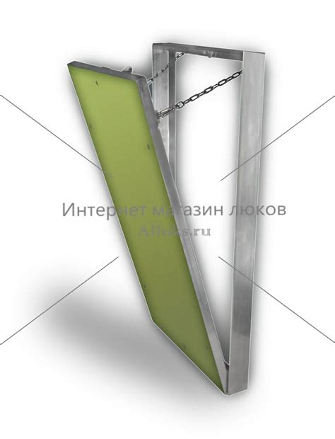 Съемный люк под плитку алюминиевый ЛАЙТ