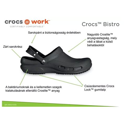 Crocs Papucs Bistro Unisex Iconic Hu