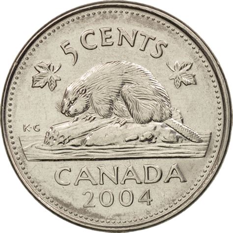 96186 Canada Elizabeth II 5 Cents 2004 Royal Canadian Mint SUP