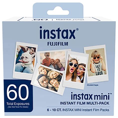 Fujifilm Instax Mini Instant Film in White (60 Packs) | NFM