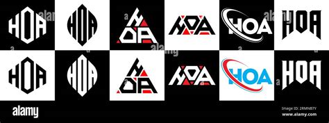 hoa logos stock vector images alamy