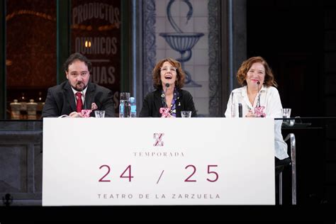 El Teatro De La Zarzuela Presenta Su Temporada Pera