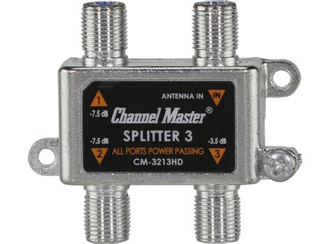 Splitter 3 for TV Antennas (3-Way) | Channel Master (CM-3213HD)