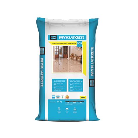 Myk Laticrete Latafix Floor And Wall Tile Adhesive Kg Bag At