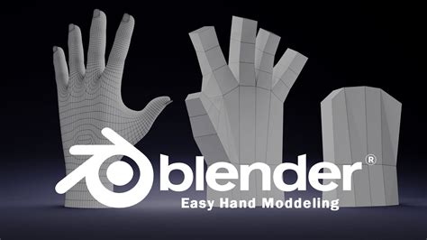 Easy Hand Modeling Tutorial In Blender 28 With Out Sculpting