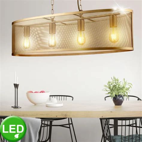 Design Led Suspendu Luminaire Plafond Grille Or La Vie Ess Chambre