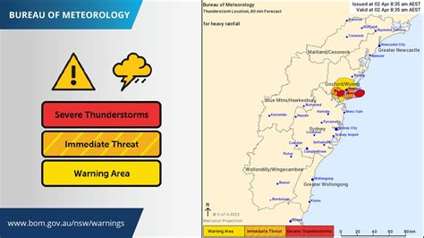 Bureau Of Meteorology New South Wales On Twitter ⚠️severe Thunderstorm Warning Update Heavy