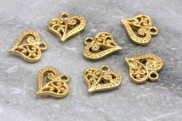 Mm Gold Heart Pendants Gpy A Pendants