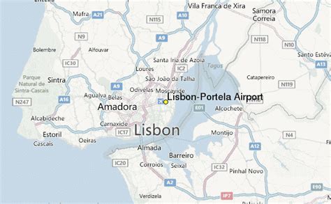 Lisbon airport map