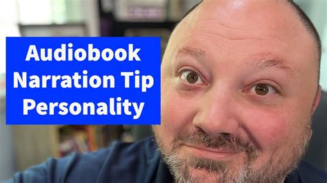 Audiobook Narration Tip Personality Youtube