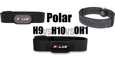 Polar H9 vs H10 vs OH1 - Where are the differences?