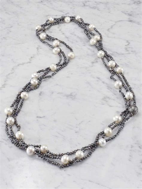 Proud Pearls Extra Lange Parelketting Met Grote Ronde Parels En