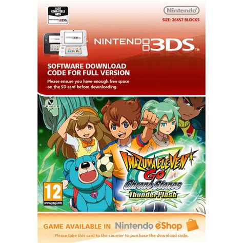 Inazuma Eleven Chrono Stones Thunderflash Nintendo Ds Nintendo Eshop